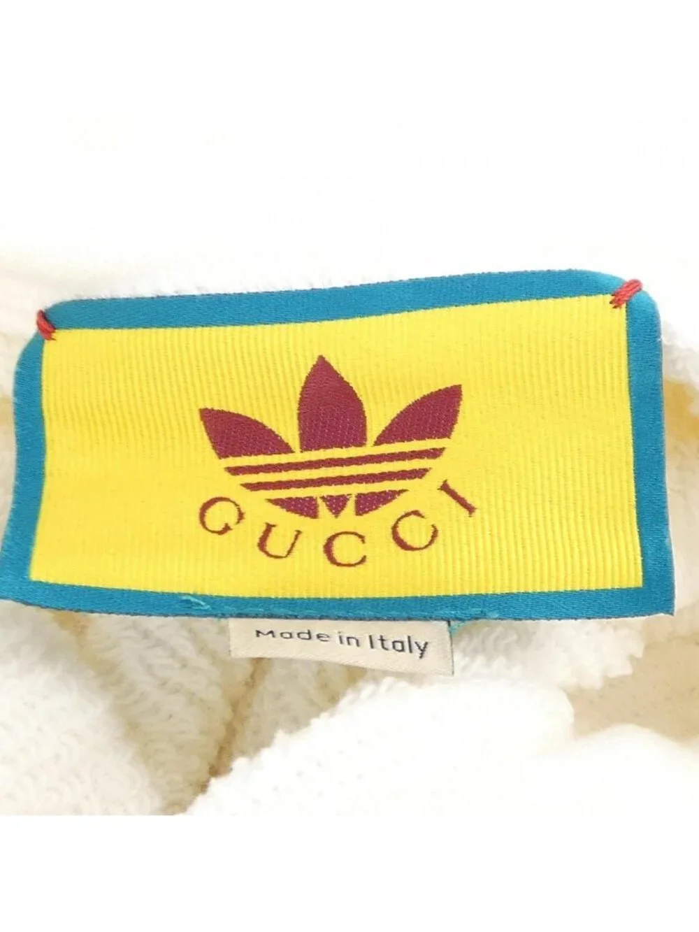 Gucci Adidas Hoodie White
